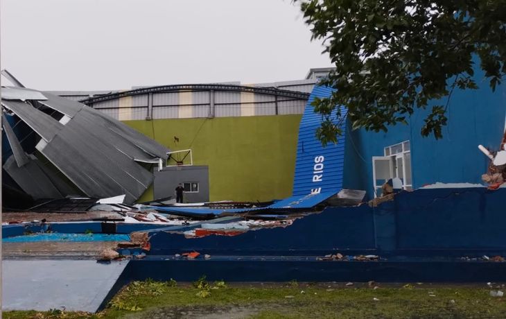 Frigerio pedirá asistencia económica a Milei por el temporal en Entre Ríos