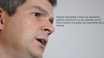 El jefe de Gabinete consideró un día festivo el aniversario por el crimen de José Luis Cabezas. El jefe de Gabinete consideró un día festivo el aniversario por el crimen de José Luis Cabezas.