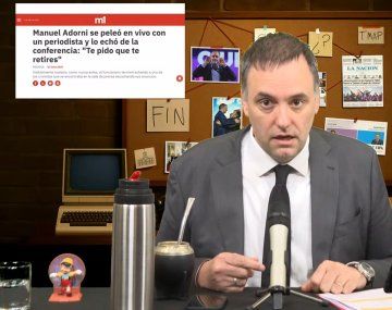 Adorni respondió a una nota de minutouno.com: No eché a ningún periodista