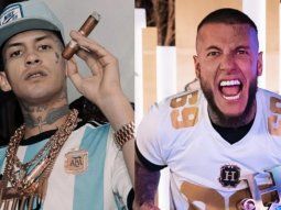 L-Gante mostró los mensajes amenazantes de Alex Caniggia