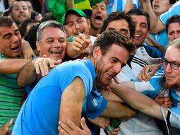 Las fotos del duelo entre Del Potro y Nadal