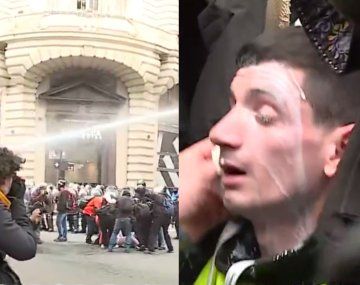 Represión en el Congreso: gases y balas de goma contra trabajadores y jubilados