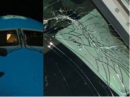 El parabrisas del avión de Boca apareció roto El parabrisas del avión de Boca apareció roto