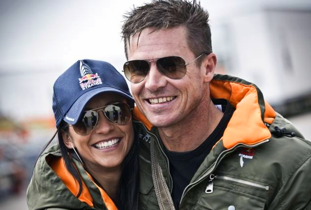Felix Baumgartner y su novia