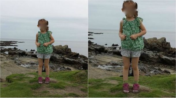 Padres aseguran que el fantasma de un samurai apareció en una foto de su hija