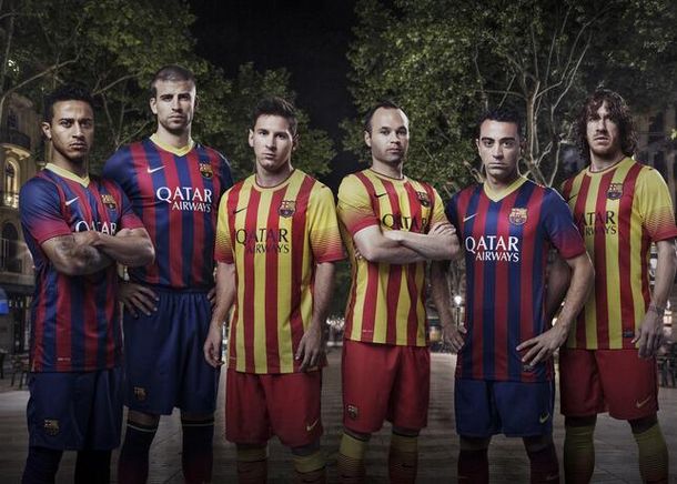 Barcelona presentó la camiseta para la próxima temporada