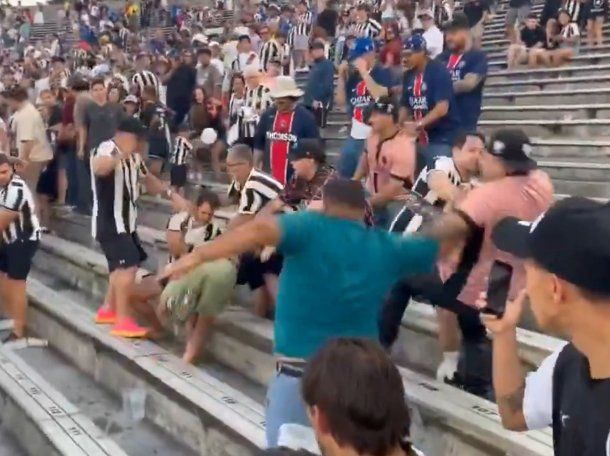 Escándalo: hinchas de Botafogo y PSG protagonizaron una pelea en el Mundial de Clubes 2025