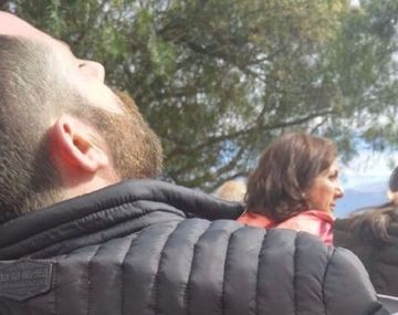 Ottavis se durmió durante una jornada en un santuario salteño. Crédito: diario El Tribuno