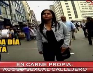 Acoso callejero: una periodista lo replicó en Perú