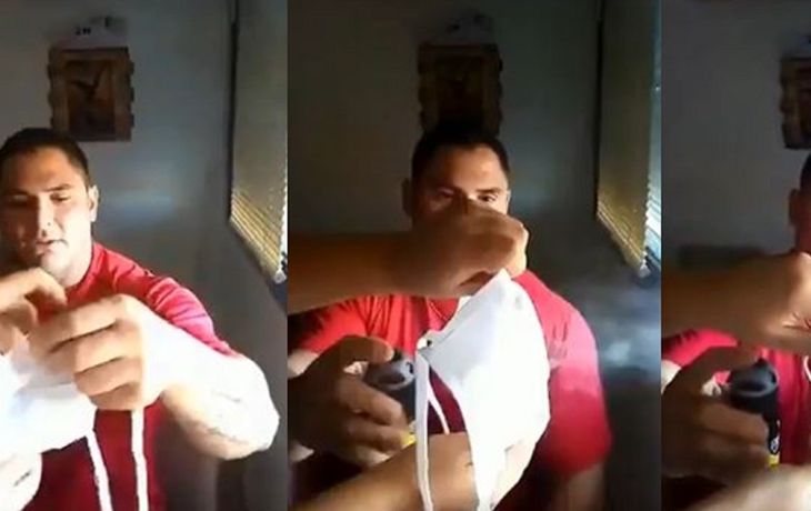 ¿Qué tan efectivos son los barbijos caseros? El video que muestra su ineficacia