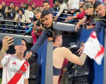 Video: el gesto de Mastantuono que emocionó a todos tras el empate en Quito