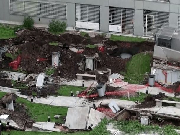 El comunicado de la empresa que construyó el complejo de Parque Patricios que se derrumbó
