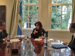 CFK recibió a Kicillof y De Vido en la Quinta de Olivos