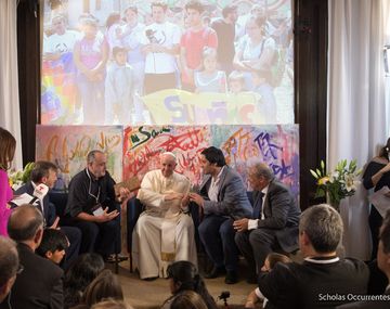 El Papa estará visitando la sede de Scholas Occurrentes