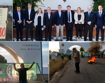 Gremialistas bloquearon en el acceso al Aeropuerto de Viedma