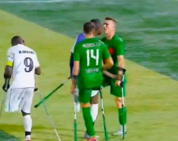 La final de la Copa Africana de amputados terminó a los muletazos