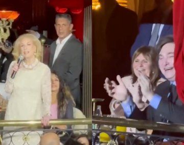 ¿Ahora es libertaria? Mirtha sorprendió a Milei durante el desfile de Roberto Piazza
