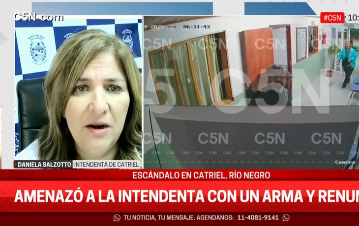 Habló la intendenta amenazada en Río Negro: No voy a aceptar ningún tipo de violencia