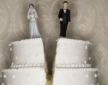 La pareja no se había divorciado