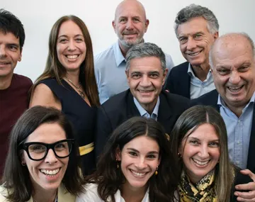 Mauricio Macri y sus candidatos en la Ciudad.