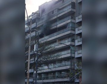 Incendio en un edificio en Palermo: los vecinos fueron evacuados