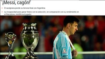 durisimo titulo de un diario espanol: messi, cagon durisimo titulo de un diario espanol: messi, cagon
