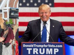 Moria Casán respaldó a Donald Trump. Moria Casán respaldó a Donald Trump.