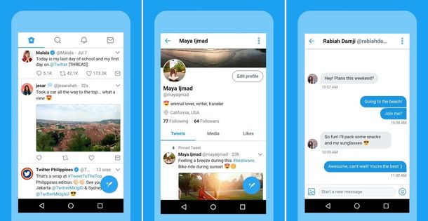 Twitter presentó una versión más ligera de su app