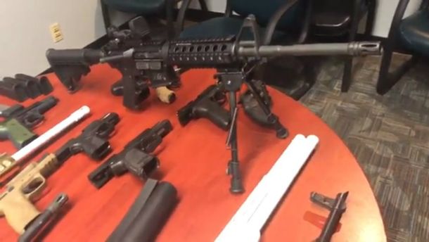 La Policía encontró un arsenal en el departamento de González