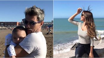El Chato, Lourdes y Valentín, felices en MDQ El Chato, Lourdes y Valentín, felices en MDQ