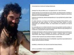 El comunicado de la familia de Santiago Maldonado El comunicado de la familia de Santiago Maldonado