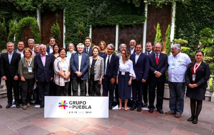 El Grupo de Puebla condenó el Golpe de Estado contra Evo Morales en Bolivia