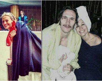 Pampita, Antonópulos y Juan Sorini en el film