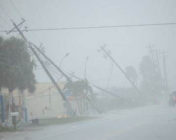 Efectos devastadores del huracán Milton.