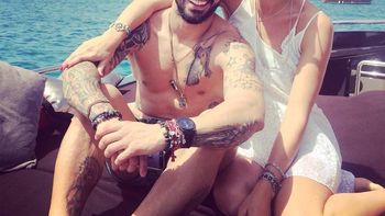 el romantico y familiar viaje del pocho lavezzi y su novia: un besito desde aruba el romantico y familiar viaje del pocho lavezzi y su novia: un besito desde aruba