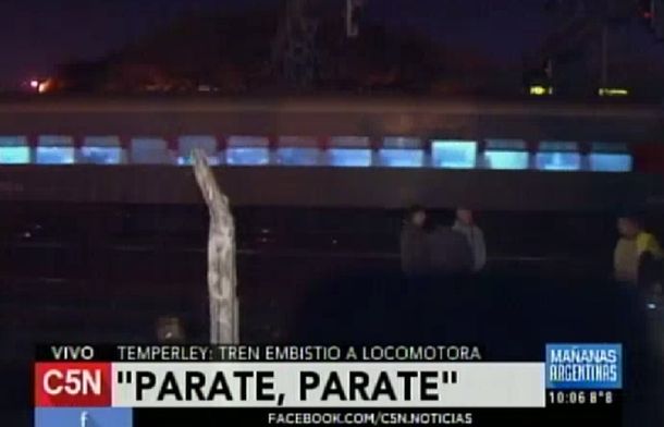 Escuchá el audio de la torre de control advirtiendo al motorman