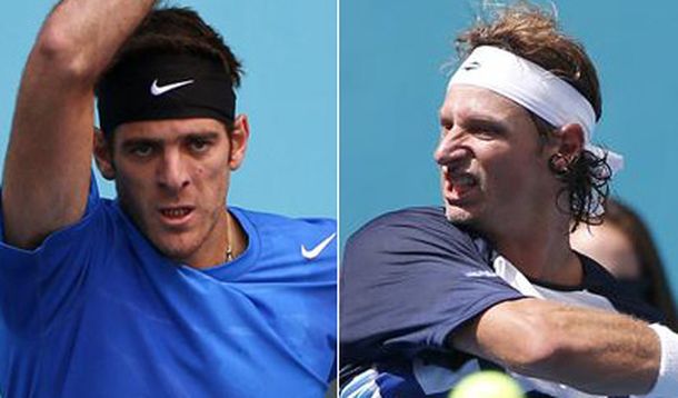 Del Potro y Nalbandian se cruzarán en primera ronda