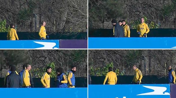 Benedetto ya se entrena en Boca