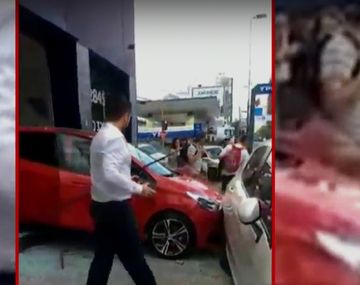 VIDEO: Así fue el blooper con un 0Km en una concesionaria de Lanús
