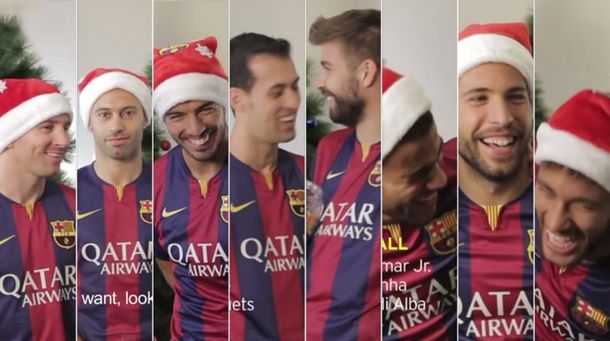 Mirá el saludo por Navidad lleno de bloopers de Messi y compañía