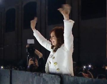 Sinceramente le copamos La Rural: Cristina saludó a los militantes