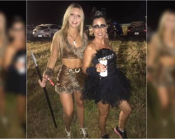 Fiorella Furlán y su hermana