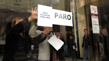 los bancarios ratificaron el paro para el martes proximo