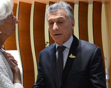 Christine Lagarde y Mauricio Macri