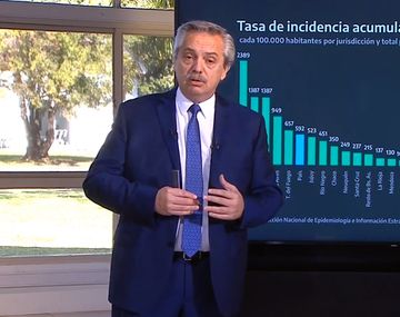 El presidente Alberto Fernández