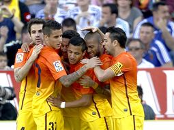 sin messi, el barcelona goleo al zaragoza y se acerca al titulo sin messi, el barcelona goleo al zaragoza y se acerca al titulo