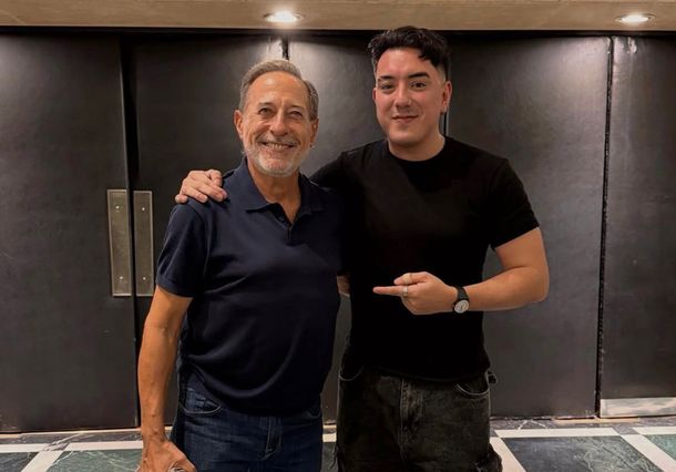 Iván Ramírez cumplió su sueño: imitó a Guillermo Francella frente al propio actor