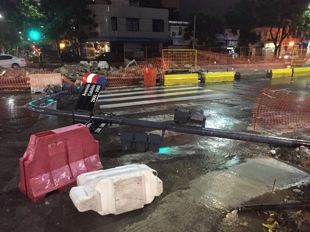 Las lluvias en el centro del país, en imágenes