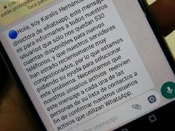Piden no reenviar por WhatsApp un falso mensaje de Karelis Hernández Piden no reenviar por WhatsApp un falso mensaje de Karelis Hernández