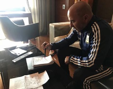 Jorge Sampaoli, DT de la Selección Argentina - Crédito:&nbsp;@SampaoliOficial